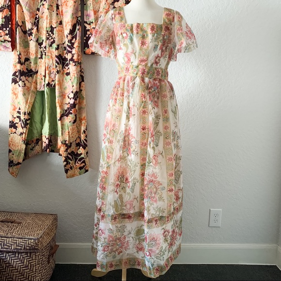 romantic floral dress